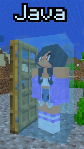 Aphmau : Java vs Bedrock - Minecraft Animation #minecraft #shorts