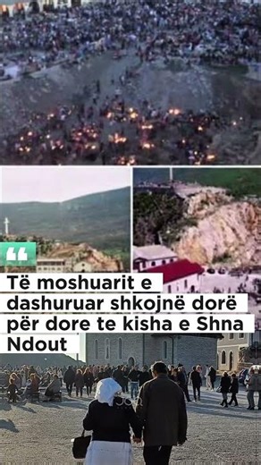 Të moshuarit e dashuruar shkojnë dorë për dore te kisha e Shna Ndout