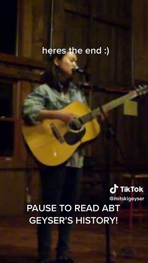 Exploring the Meaning Behind Mitski's Geyser | Performance at Hampshire College 2014