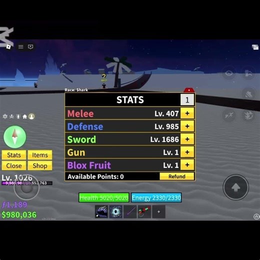 Blox fruits best stats to upgrade