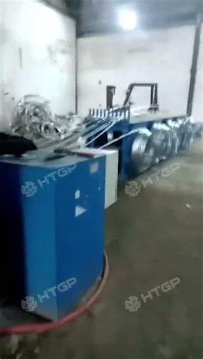 Aluminum rod production in full operation.