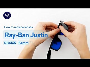 How to replace Ray-Ban Justin RB4165 54mm lenses - Installation instructions from The Sunglass Fix