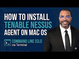 How to Install the Tenable Nessus Agent on macOS using Bash/Command Line