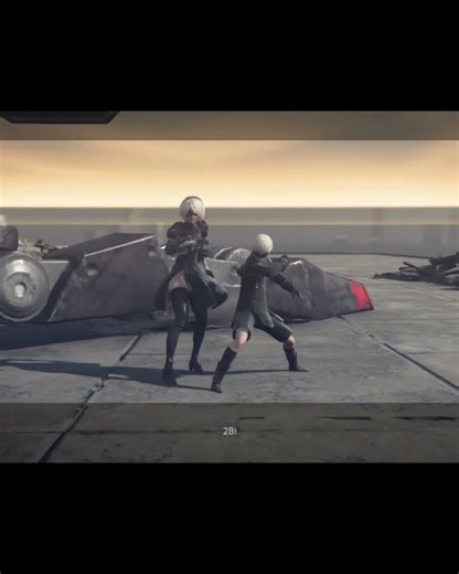 2b Vs Mega Robot Gameplay in NieR Automata #kolikunjugaming