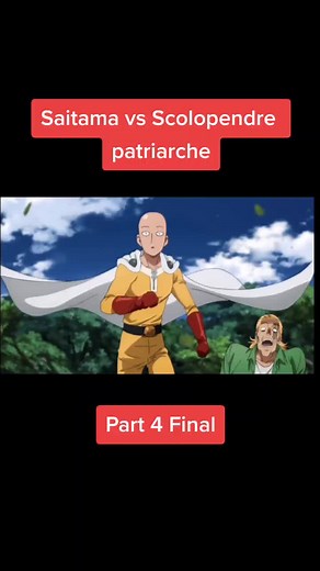 Saitama vs Scolopendre Final Showdown