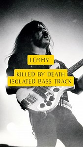 Killed by death bass track #basshabits #bass #lemmy #motorhead | Bass Habits