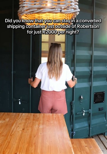 Stay in a Stunning Shipping Container Cabin near Robertson