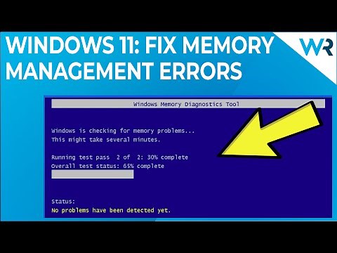 FIX: Memory Management blue screen error in Windows 11