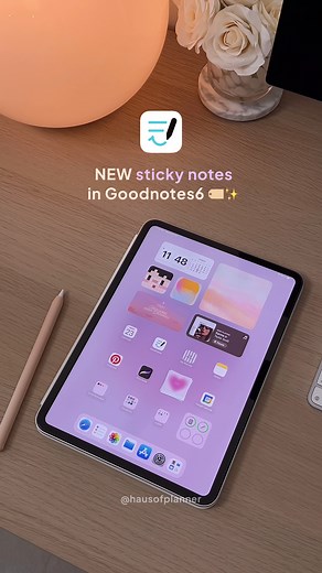 Introducing Sticky Notes tool in Goodnotes6 @Goodnotes.app! 🗒️✨ Easily add colorful, customizable notes to your documents for quick reminders and ideas. What do you think of the Sticky Notes tool? 💬⬇️ #goodnotes #goodnotes6 #goodnotestips #goodnotesplanner #digitalplanning #digitalnotetaking #ipadplanning #ipadplanner #ipadnotes #applepencil #studymotivation