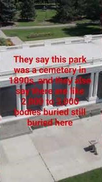 the legend of cheesman park in Denver colorado