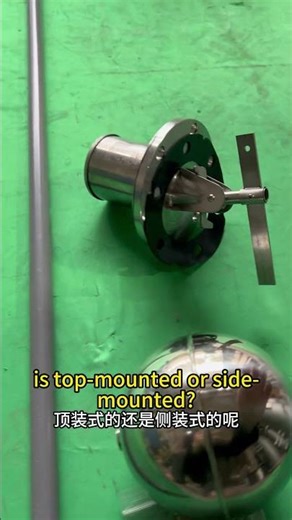 Can you guess whether this float level switch is top mounted or side mounted你能猜出这款浮球液位开关是顶装还是侧装吗？