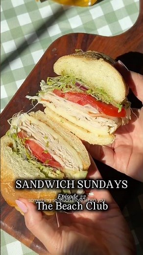 Sandwich Sunday Ep. 22: The Beach Club 🥪🥑COPYCAT Jimmy John’s Beach Club Sandwich☀️