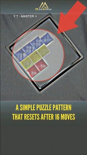 The 16-Move Loop Pattern..🧩😲 Math..🤔🧠 #maths #short #shorts