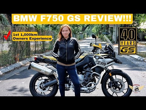 (VLOG 29): 2021 BMW F750 GS REVIEW 40years | 1st 1,000km Experience I Break In, Running In I 1st PMS