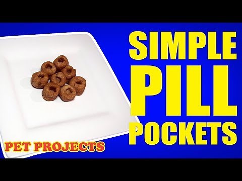 Pill pockets in 5 minutes! - EASY DIY RECIPE | How to make simple pill pouches - PET PROJECTS
