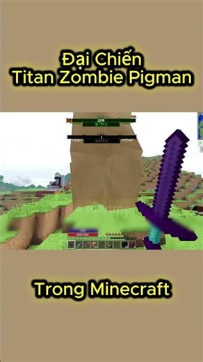 Đại Chiến Titan Zombie Pigman Trong Minecarft 2
