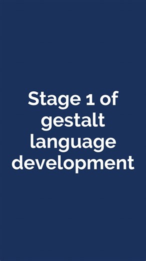 Here’s a multi-part series going over all the stages of gestalt language development and the Natural Language Acquisition framework (Blanc, 2012). Part 1/stage 1 Let us know what you think and what questions you have below ⬇️ 💙 Follow us to be a changemaker @meaningfulspeech. We share the latest research and resources in gestalt language development, play and neurodiversity affirming speech-language therapy (parents and professionals) 💛 Find our free resources, courses, blog, Marketplace and G