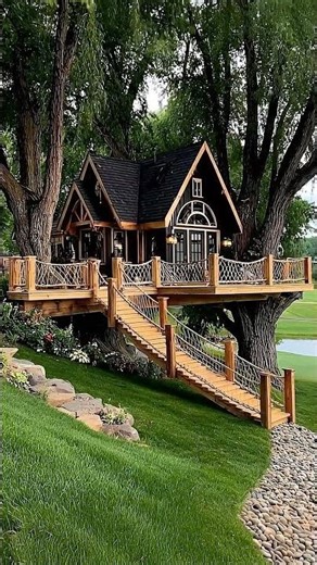 A Home Built Above The Ground #housebuild #architecture #housewalkthrough