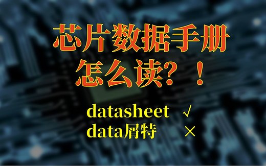 如何快速阅读芯片数据手册（初学者和外行进）