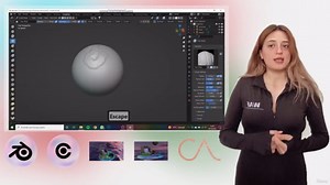 Blender建模渲染基础核心技术视频教程 RRCG