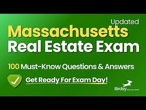 🔥 Crush Your Massachusetts Real Estate Exam with This 100-Question Review!