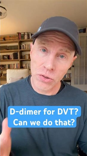 D-dimer for DVT? Can we do that? #pediatricemergency #criticalcare #emergencymedicine