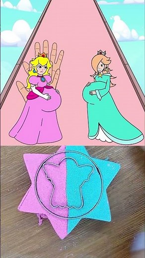 Who s Really Pregnant Rosalina vs Peach Challenge! #mario #mariocharacter #supermarioodyssey