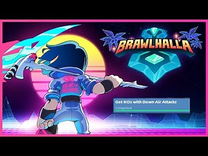 Get KOs with Down Air/Dair Attacks mission in a nutshell - Brawlhalla Battle Pass