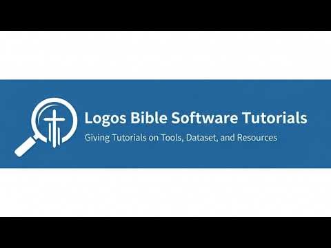 Logos Bible Software Tutorials Live Stream