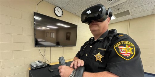 Wood County Sheriff deputies train using VR goggles