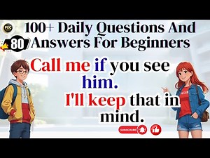 100 Basic English Conversations for Beginners | English Easy Practice