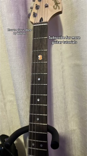 How to play undone by Weezer on guitar #guitar