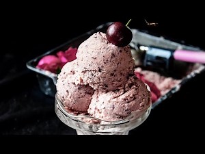 Classic and Easy Cherry Lassi Ice Cream | Healthy and Delicious Ice Cream Recipe