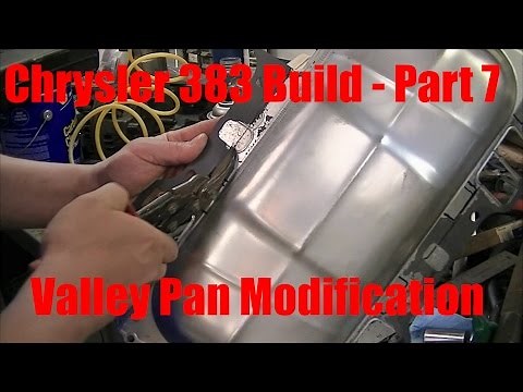 Joe’s Garage 383 Engine Rebuild Part 7 –Valley Pan Modification