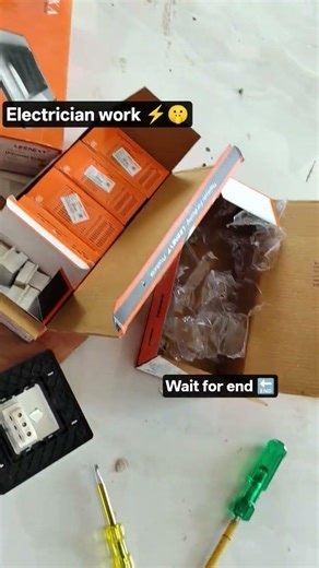 12 modular plate wiring ⚡ Electrician work ⚡