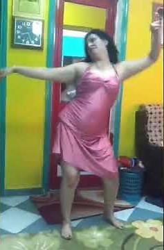 رقص مصرى بقميص نوم فى المنزل ناااااار