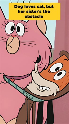 Cat & Dog Love: Sister Obstacle, Secret Romance! #shorts