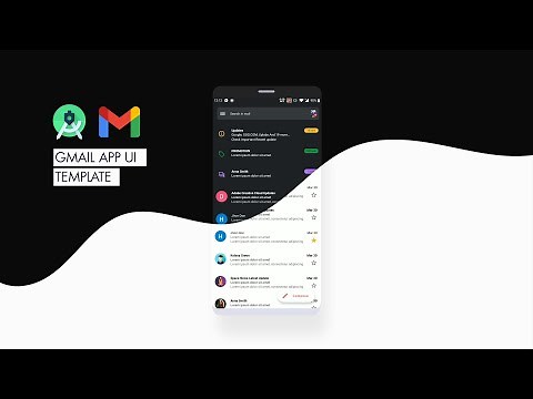 Google Mail Mobile App Gmail: UI Template Design :Free Source Code | Android Native