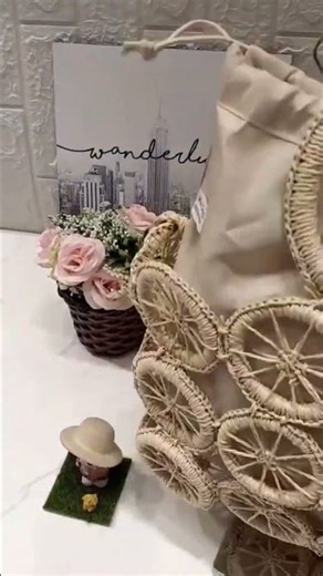 ✨ Bolsa Feminina Praia Rústica Formato Roda – Estilo Único e Exclusivo! 🏖️