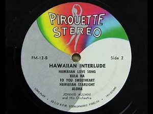 "1960" "Harbor Lights" & "Aloha", Jonnie Aluani and his Orchestra (Original Vinyl)