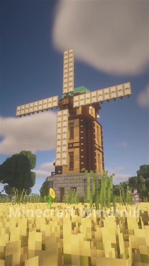 Minecraft Windmill Design Tutorial