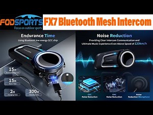 Reasons You Need FX7 Bluetooth Mesh Intercom In Your Motorcycle Helmet