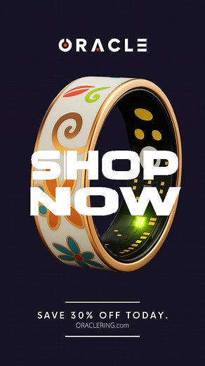 Meet the Smart Ring That Knows You Best. Track your sleep, steps, heart rate, oxygen levels—even your cycle. All from one sleek, wearable ring. ✨ Better sleep. Smarter health. Real insights. | Oracle Ring