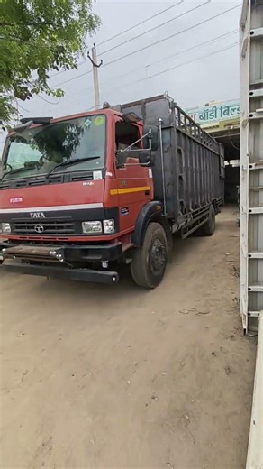 Tata new model 1916 sleeper cabin open body modify #automobile #traffic #viral #video