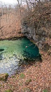 This spring looks calm but puts out about 48 million gallons of water daily. This was one of the prettiest springs I've seen. | Show Me Creeks