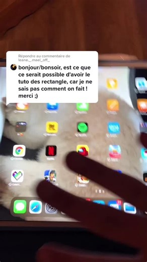 Créer un rectangle facilement dans Ibis Paint X