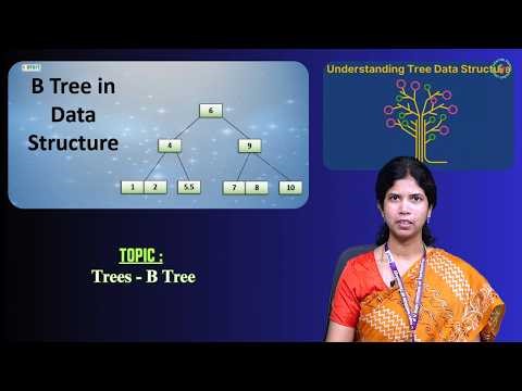 Trees - B - Tree in Data Structure by Mrs. P Honey Diana