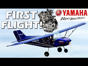 Yamaha Motor Corp FIRST FLIGHT! ShinMaywa built Airplane