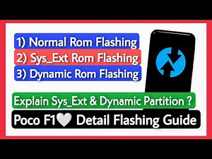 How To Install Any Custom Rom On Poco F1. What Is System Ext & Dynamic Partition Roms