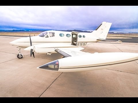 Cessna 414 For Sale - In-Flight
